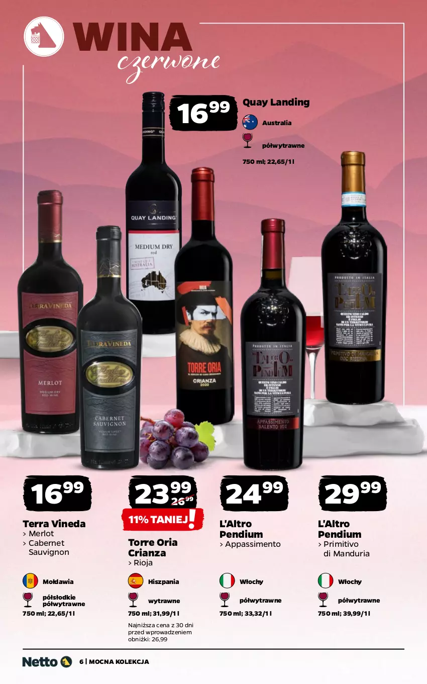 Gazetka promocyjna Netto - Alkohole - Mocne - ważna 19.01 do 31.01.2026 - strona 6 - produkty: Cabernet Sauvignon, Merlot, Rioja