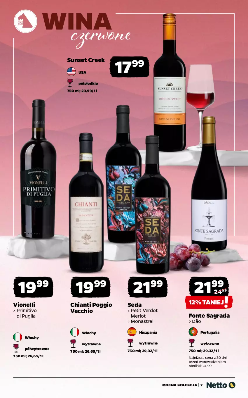 Gazetka promocyjna Netto - Alkohole - Mocne - ważna 19.01 do 31.01.2026 - strona 7 - produkty: Chia, Chianti, Gra, Merlot, Por