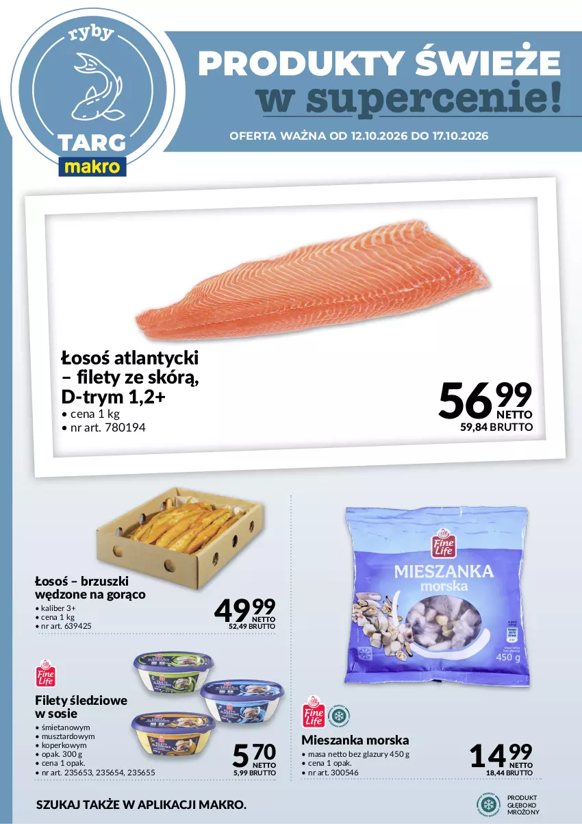 Gazetka promocyjna Makro - Targ MAKRO - oferta świeża w super cenach! - ważna 12.10 do 17.10.2026 - strona 4 - produkty: Lazur, Mieszanka morska, Mus, Sos