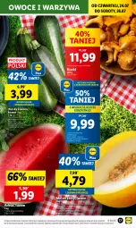 Gazetka promocyjna Lidl - GAZETKA - Gazetka - ważna od 26.07 do 26.07.2025 - strona 21 - produkty: Warzywa, Owoce, Arbuz, Melon