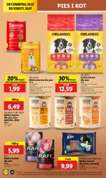 Gazetka promocyjna Lidl - GAZETKA - Gazetka - ważna od 26.07 do 26.07.2025 - strona 58 - produkty: Mokra karma, Sos, Pur, Bell, Purina, Kawa, Królik, Fanta, Felix, Gala, Sucha karma, Fa