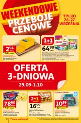Gazetka promocyjna Auchan - Pewność niskich cen Supermarket - Gazetka - ważna od 01.10 do 01.10.2025 - strona 2 - produkty: Ser, Mop, Rama, Praliny, Persil, Vileda, Toffifee, Mimolette, Wiadro