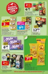 Gazetka promocyjna Auchan - Pewność niskich cen Supermarket - Gazetka - ważna od 01.10 do 01.10.2025 - strona 7 - produkty: Mokra karma, Sos, Ser, Gra, Tortilla, Sheba, Lipton, Czekolada, Gourmet Gold, Danio, Herbata, Milka, Knorr