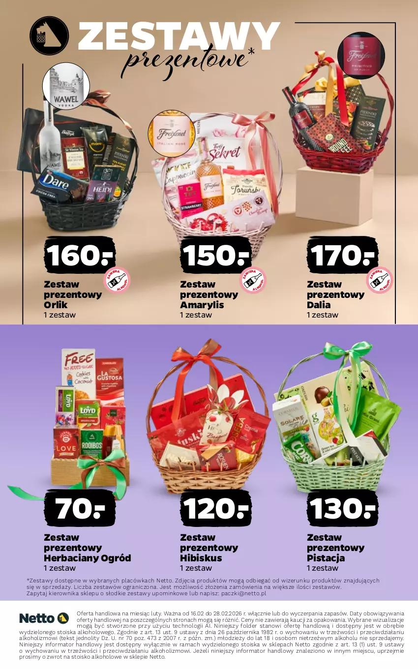 Gazetka promocyjna Netto - Alkohole - Mocne - ważna 16.02 do 28.02.2026 - strona 11 - produkty: Amarylis, Gra, Hibiskus, Ogród, Rama, Zestaw prezentowy