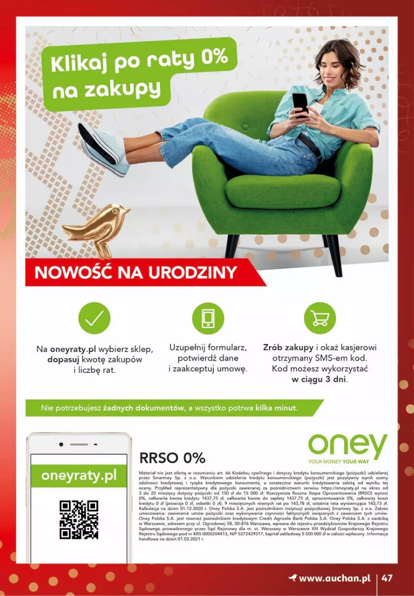 Gazetka promocyjna Auchan - 25 urodziny #1 Hipermarkety - ważna 22.04 do 28.04.2021 - strona 47 - produkty: Dres, Fa, Isana, Kosz, Ser, Top