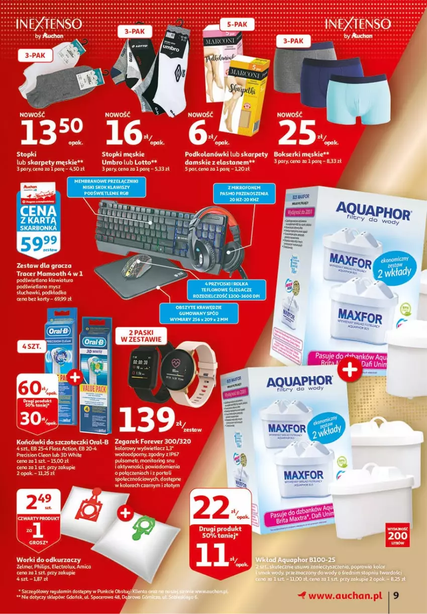 Gazetka promocyjna Auchan - 25 urodziny #1 Hipermarkety - ważna 22.04 do 28.04.2021 - strona 9 - produkty: Aquaphor, Mikrofon