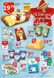 Gazetka promocyjna Auchan - 25 urodziny #1 Hipermarkety - Gazetka - ważna od 28.04 do 28.04.2021 - strona 14 - produkty: Maasdam, Ser, Piątnica, Tarta, Sałat, Serek, Ser kozi, Twój Smak, Ser twarogowy, Gouda, Tartare