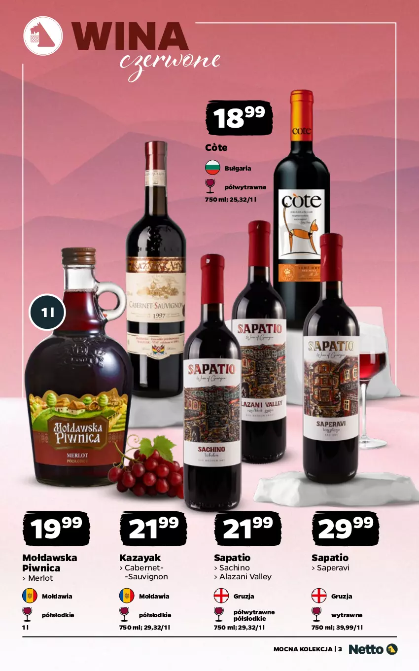Gazetka promocyjna Netto - Alkohole - Mocne - ważna 05.01 do 17.01.2026 - strona 3 - produkty: Merlot