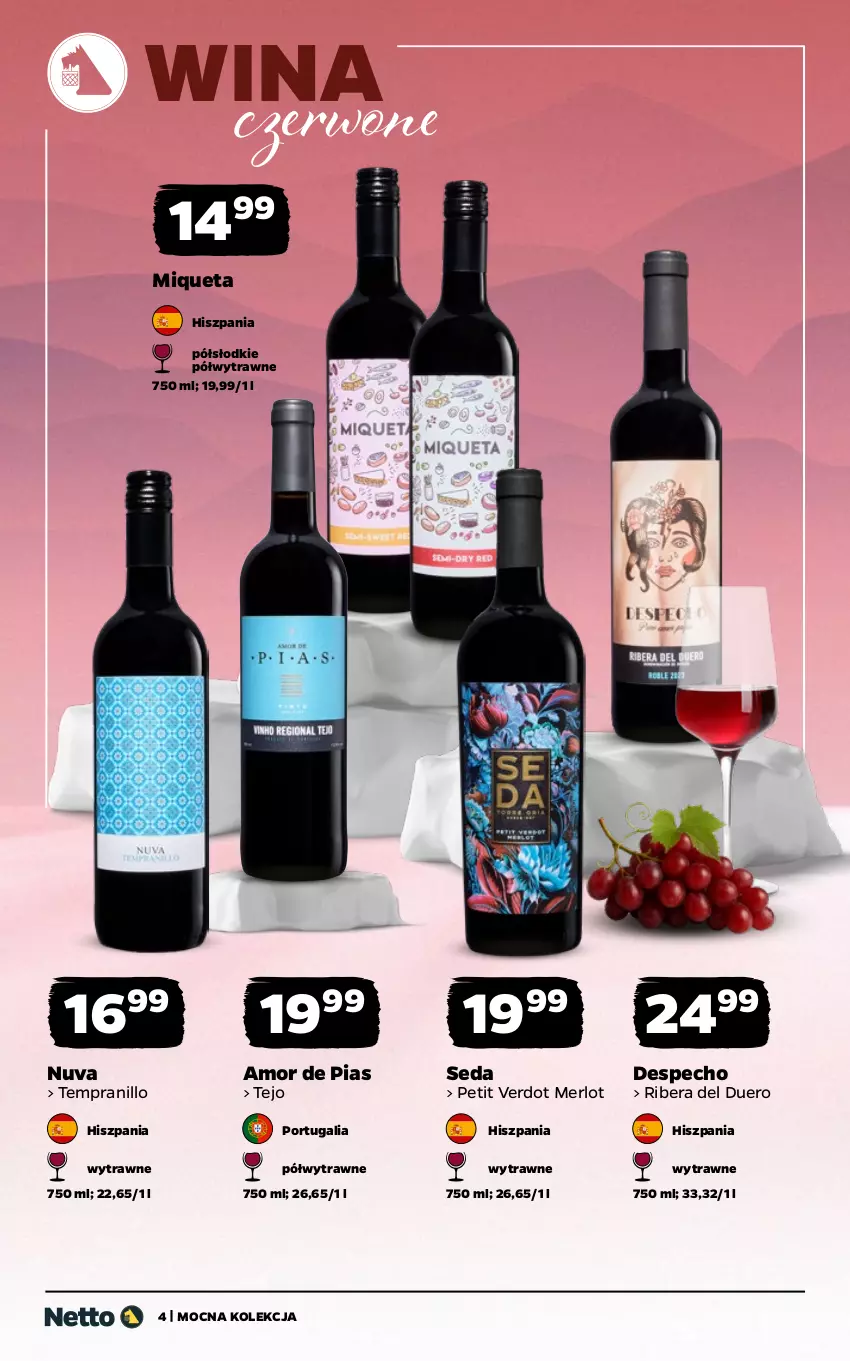 Gazetka promocyjna Netto - Alkohole - Mocne - ważna 05.01 do 17.01.2026 - strona 4 - produkty: Merlot, Por