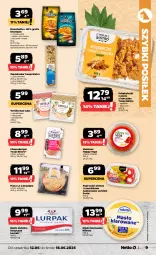 Gazetka promocyjna Netto - Od Czwartku - Gazetka - ważna od 18.06 do 18.06.2025 - strona 9 - produkty: Piec, Kurczak, Masło klarowane, Hummus, Ser, Sól, Mus, Gra, Oliwki, Tortilla, Pizza, Zapiekanka, Pieczarka, Burger, Dan Cake, Lurpak, Masło, Szpinak