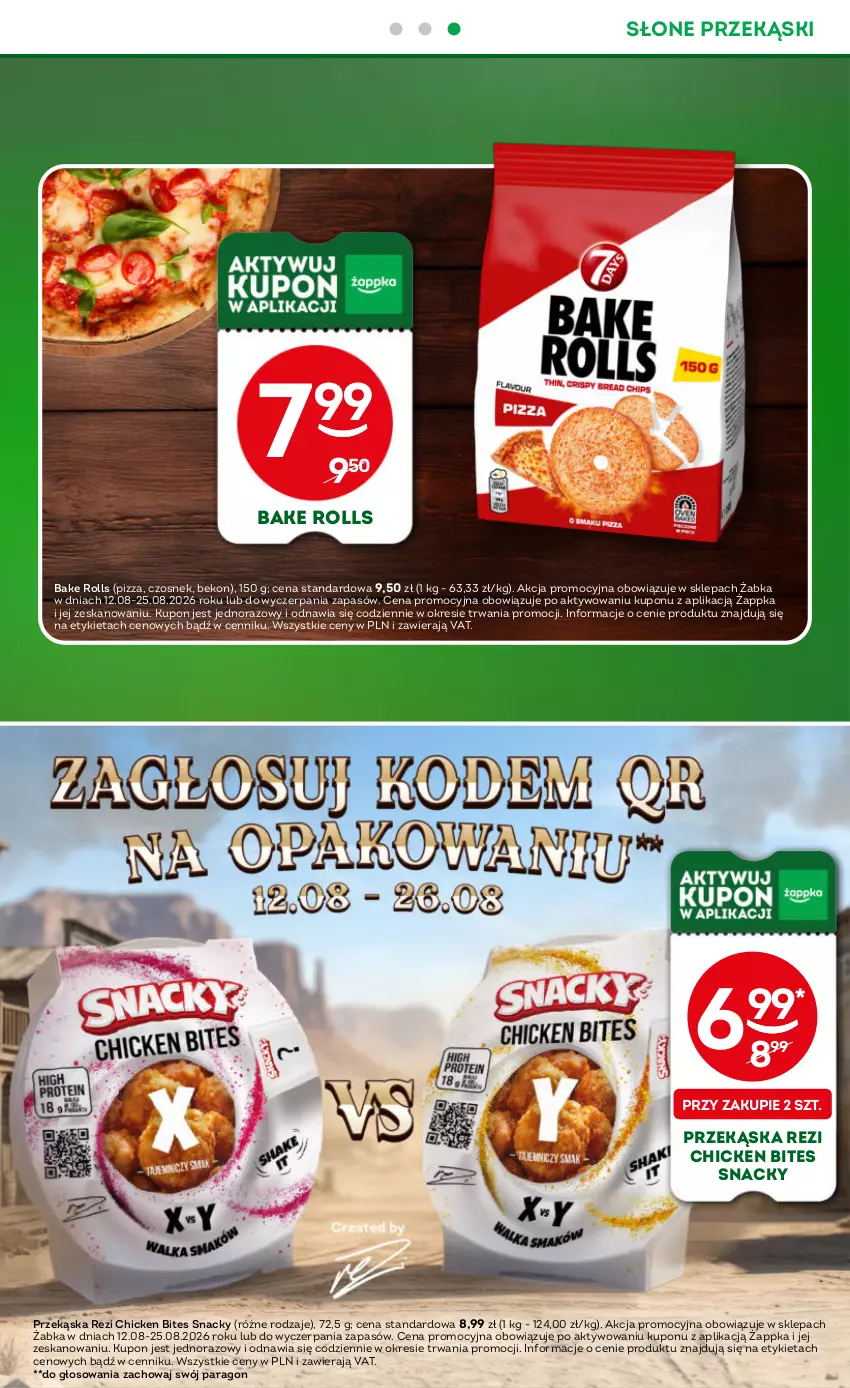 Gazetka promocyjna Żabka - gazetka-promocyjna-33-34-2026 - ważna 12.08 do 25.08.2026 - strona 22 - produkty: Bake Rolls, Beko, Czosnek, Pizza