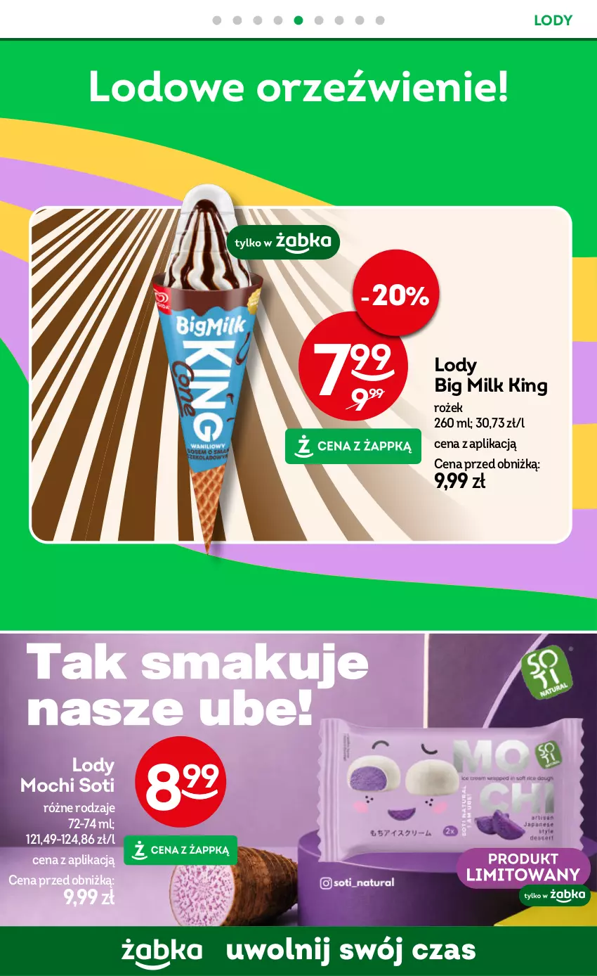Gazetka promocyjna Żabka - gazetka-promocyjna-33-34-2026 - ważna 12.08 do 25.08.2026 - strona 56 - produkty: Big Milk, Lody