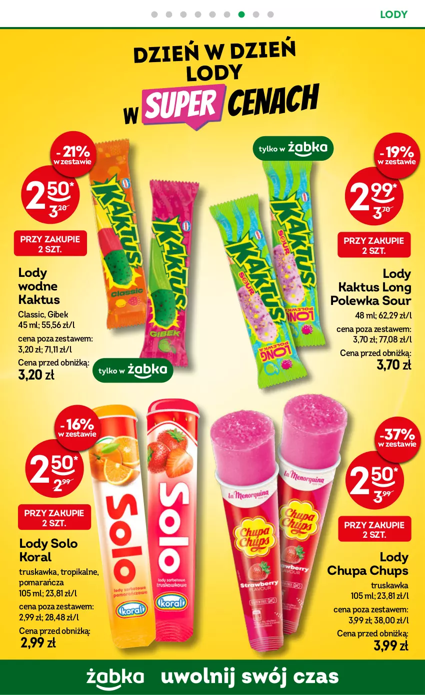 Gazetka promocyjna Żabka - gazetka-promocyjna-33-34-2026 - ważna 12.08 do 25.08.2026 - strona 58 - produkty: Chupa Chups, Kaktus, Lody
