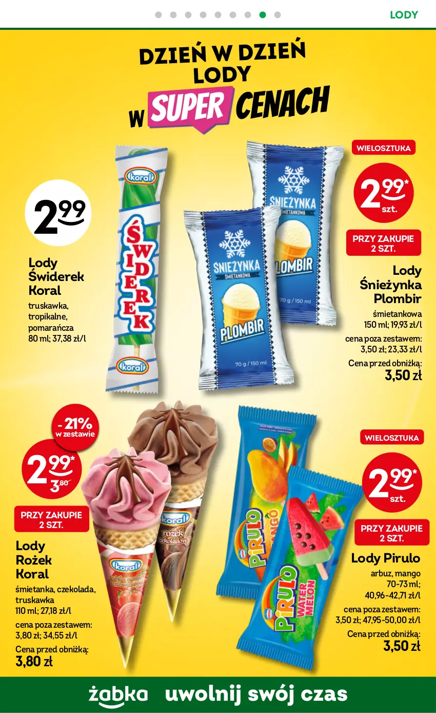 Gazetka promocyjna Żabka - gazetka-promocyjna-33-34-2026 - ważna 12.08 do 25.08.2026 - strona 59 - produkty: Arbuz, Czekolada, Lody, Mango