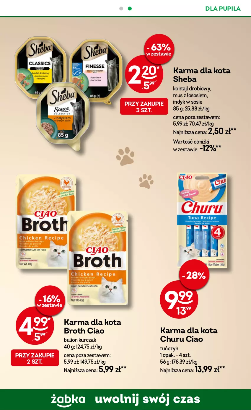Gazetka promocyjna Żabka - gazetka-promocyjna-33-34-2026 - ważna 12.08 do 25.08.2026 - strona 89 - produkty: Bulion, Kurczak, Lion, Mus, Sheba, Sos, Tuńczyk