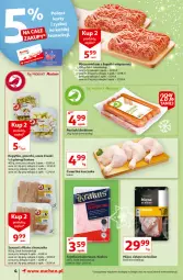 Gazetka promocyjna Auchan - Magia cenowa Supermarkety - Gazetka - ważna od 24.11 do 24.11.2021 - strona 4 - produkty: Kurczak, Pierogi, Mięso mielone, Mięso mielone z łopatki wieprzowej, Parówki, Gnocchi, Bulion, Kopytka, Tran, Lion, Mięso
