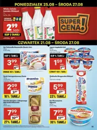 Gazetka promocyjna Delikatesy Centrum - Franczyza DC34 Czwartek - Gazetka - ważna od 27.08 do 27.08.2025 - strona 32 - produkty: Mozzarella, Ser, Rum, Koc, Maślanka, Piątnica, Zott, Bell, Jogurt, Zottarella, Mlekovita, Mascarpone, Serek homogenizowany, Serek, Danio, Bella, Jogobella, Mleko