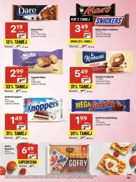 Gazetka promocyjna Delikatesy Centrum - Franczyza DC34 Czwartek - Gazetka - ważna od 27.08 do 27.08.2025 - strona 42 - produkty: Krakus, Rum, Snickers, Wafle, Rogal, Grześki, Mars, Baton, Knoppers, Gofry, Krakuski, Milka