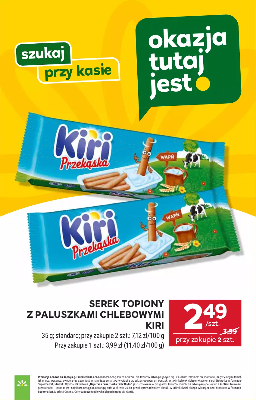 Gazetka promocyjna Stokrotka - Supermarket - ważna 23.07 do 29.07.2026 - strona 26 - produkty: Chleb, Mięso, Optima, Owoce, Ser, Serek, Top, Warzywa