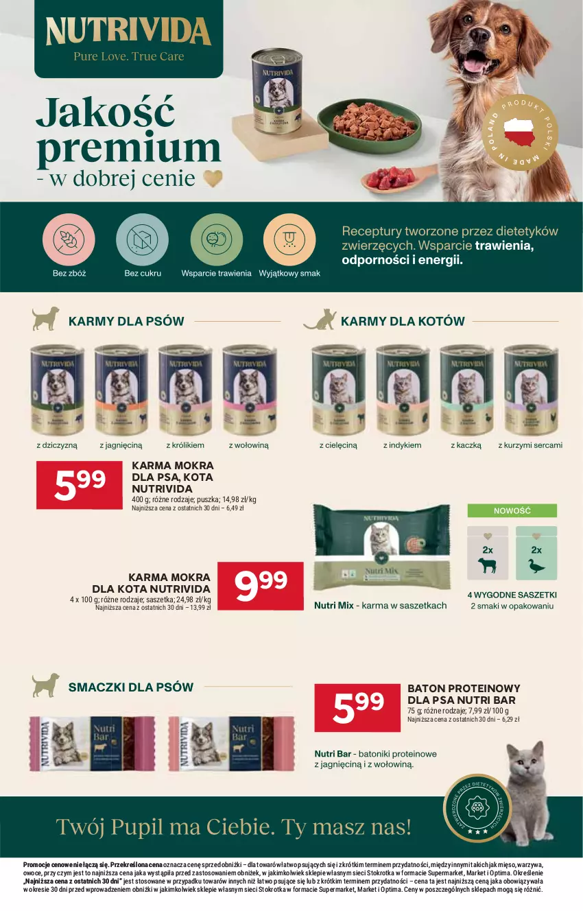 Gazetka promocyjna Stokrotka - Supermarket - ważna 23.07 do 29.07.2026 - strona 45 - produkty: Baton, Mięso, Optima, Owoce, Warzywa