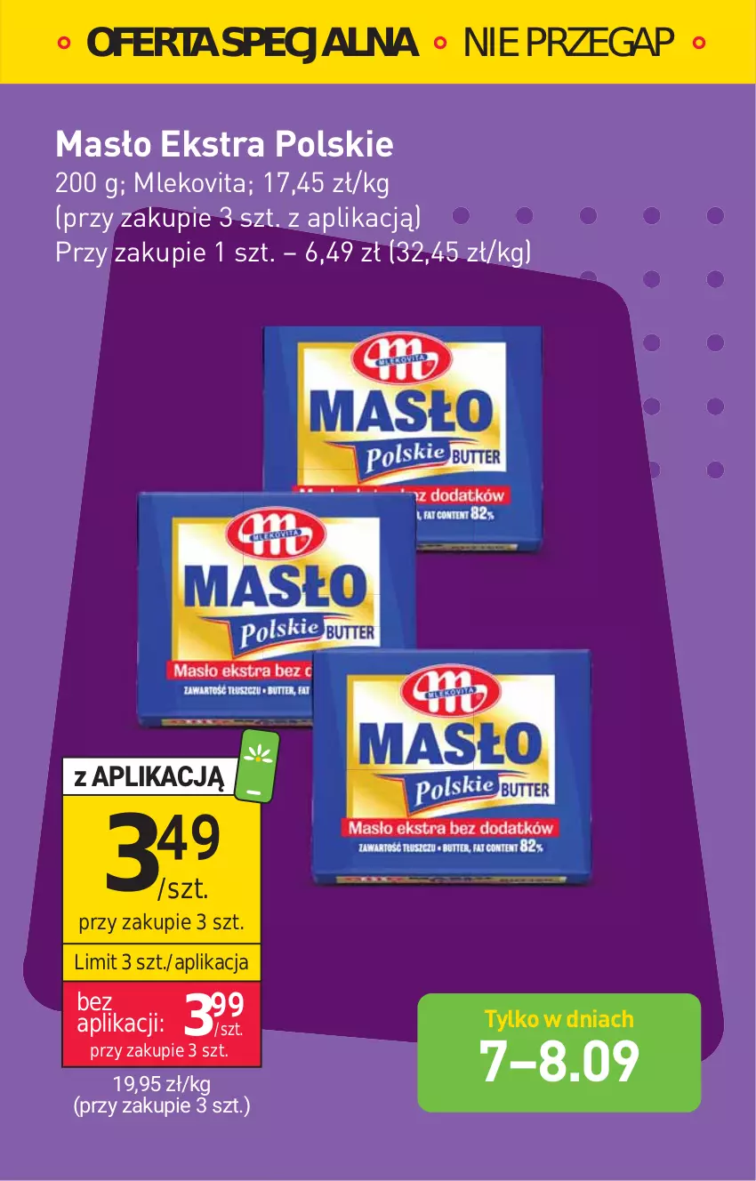 Gazetka promocyjna Stokrotka - Supermarket - ważna 07.09 do 13.09.2023 - strona 4 - produkty: Masło, Mleko, Mlekovita