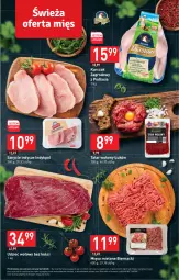 Gazetka promocyjna Stokrotka - Supermarket - Gazetka - ważna od 13.09 do 13.09.2023 - strona 13 - produkty: Kurczak, Mięso mielone, Warzywa, Tatar wołowy, Udziec wołowy, Owoce, Mięso