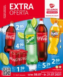 Gazetka promocyjna Selgros - Extra Oferta - Gazetka - ważna od 31.07 do 31.07.2021 - strona 1 - produkty: Piec, Coca-Cola, Napoje, Tran, Fanta, Sprite, Napój, LG, Fa