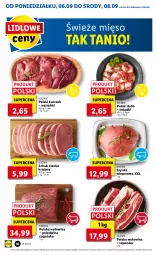 Gazetka promocyjna Lidl - GAZETKA - Gazetka - ważna od 08.09 do 08.09.2021 - strona 16 - produkty: Kurczak, Polędwica, Szynka wieprzowa, Drób, Szynka, Wołowina, Mięso