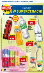 Gazetka promocyjna Lidl - GAZETKA - Gazetka - ważna od 08.09 do 08.09.2021 - strona 34 - produkty: Sok, Ser, Gra, Granat, Napoje, LANA, Napój gazowany, Miód, Limonka, Fanta, Arbuz, Woda, Sprite, Napój, Fa