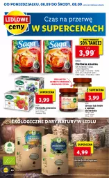 Gazetka promocyjna Lidl - GAZETKA - Gazetka - ważna od 08.09 do 08.09.2021 - strona 40 - produkty: Piwa, Torebka, Sok, Saga, Herbata czarna, Owoce, Herbata, Imbir