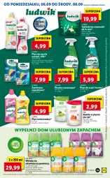 Gazetka promocyjna Lidl - GAZETKA - Gazetka - ważna od 08.09 do 08.09.2021 - strona 55 - produkty: Ludwik, Mydło w płynie, Gra, Do mycia naczyń, Air Wick, Tablet, Granat, Płyn do mycia naczyń, Płyn do mycia, Mydło, Zmywarki, Płyn do szyb, Mango, Ogród, Tabletki do zmywarki, Melon, Mięta