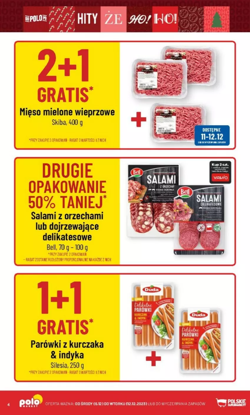 Gazetka promocyjna PoloMarket - ważna 06.12 do 12.12.2023 - strona 34 - produkty: Bell, Kurczak, Mięso, Mięso mielone, Parówki, Salami