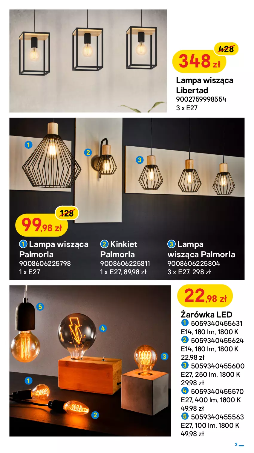 Gazetka promocyjna Castorama - ważna 02.11 do 20.11.2022 - strona 3 - produkty: Astor, Lampa, Lampa stołowa, Lampa wisząca, Philips, Rama