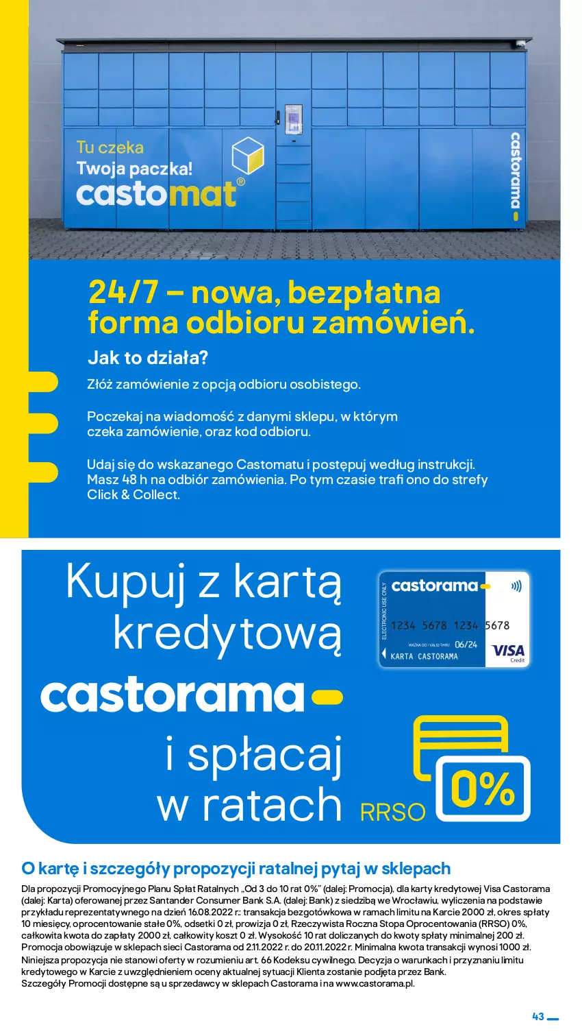 Gazetka promocyjna Castorama - ważna 02.11 do 20.11.2022 - strona 43 - produkty: Astor, Kosz, Meble, Rama, Ser, Sok, Sprzedawcy, Top, Tran