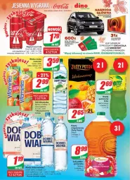 Gazetka promocyjna Dino - Gazetka - Gazetka - ważna od 02.11 do 02.11.2021 - strona 2 - produkty: Sok, JBL, Gra, Inka, Coca-Cola, Napój gazowany, Telewizor, Woda, Napój, Hortex