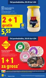 Gazetka promocyjna Lidl - Gazetka ważna od 30.03 do 1.04 - Gazetka - ważna od 01.04 do 01.04.2026 - strona 12 - produkty: Majonez, Gra, Lody