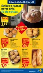 Gazetka promocyjna Lidl - Gazetka ważna od 30.03 do 1.04 - Gazetka - ważna od 01.04 do 01.04.2026 - strona 27 - produkty: Por, Chleb, Bułka