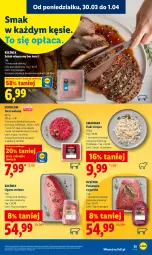 Gazetka promocyjna Lidl - Gazetka ważna od 30.03 do 1.04 - Gazetka - ważna od 01.04 do 01.04.2026 - strona 35 - produkty: Polędwica, Sok, Sokołów, Tatar wołowy, Schab wieprzowy, Flaki