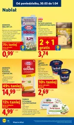 Gazetka promocyjna Lidl - Gazetka ważna od 30.03 do 1.04 - Gazetka - ważna od 01.04 do 01.04.2026 - strona 44 - produkty: Ser, Gra, Piątnica, Zott, Bell, Cars, Mlekovita, Mascarpone, Pilos, Bella, Twój Smak, Ser twarogowy, Gouda, Jogobella, Mleko