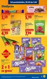 Gazetka promocyjna Lidl - Gazetka ważna od 30.03 do 1.04 - Gazetka - ważna od 01.04 do 01.04.2026 - strona 53 - produkty: Ciastka, Ser, Precle, Mamba, Milka