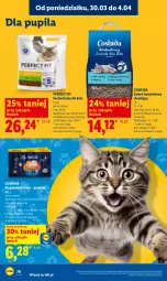 Gazetka promocyjna Lidl - Gazetka ważna od 30.03 do 1.04 - Gazetka - ważna od 01.04 do 01.04.2026 - strona 70 - produkty: Przysmak dla kota, Sucha karma