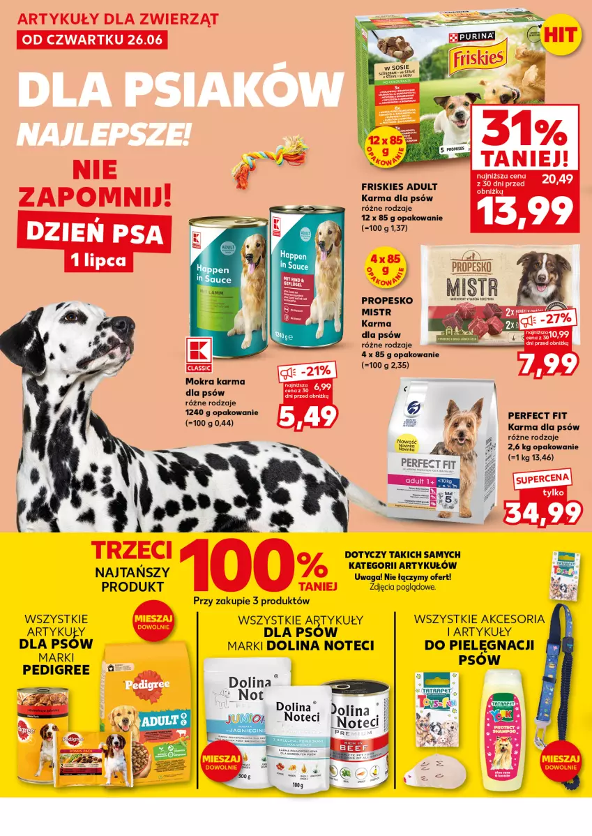 Gazetka promocyjna Kaufland - Mocny Start - ważna 30.06 do 02.07.2025 - strona 18 - produkty: Friskies, Mokra karma, Pedigree