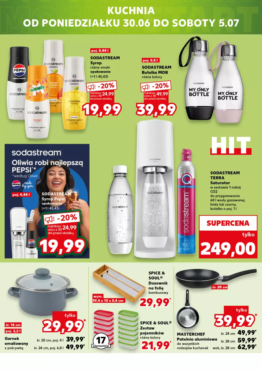 Gazetka promocyjna Kaufland - Mocny Start - ważna 30.06 do 02.07.2025 - strona 20 - produkty: Dozownik, Garnek, Patelnia, Pojemnik, Syrop