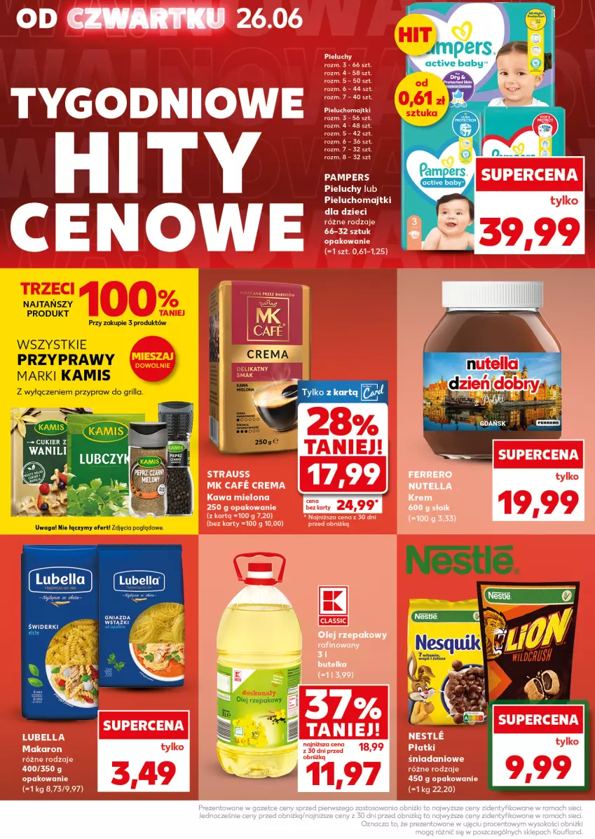 Gazetka promocyjna Kaufland - Mocny Start - ważna 30.06 do 02.07.2025 - strona 6 - produkty: Cukier, Fa, Grill, Kamis, Pieluchy, Przyprawy