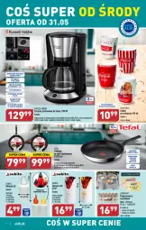 Gazetka promocyjna Aldi - COŚ na przyszły tydzień - Gazetka - ważna od 03.06 do 03.06.2023 - strona 5 - produkty: Por, Dzbanek, Podgrzewacze, Coca-Cola, Tefal, Ekspres przelewowy, Znicz, Bateria, Płyta, Kubek, Patelnia, Fa