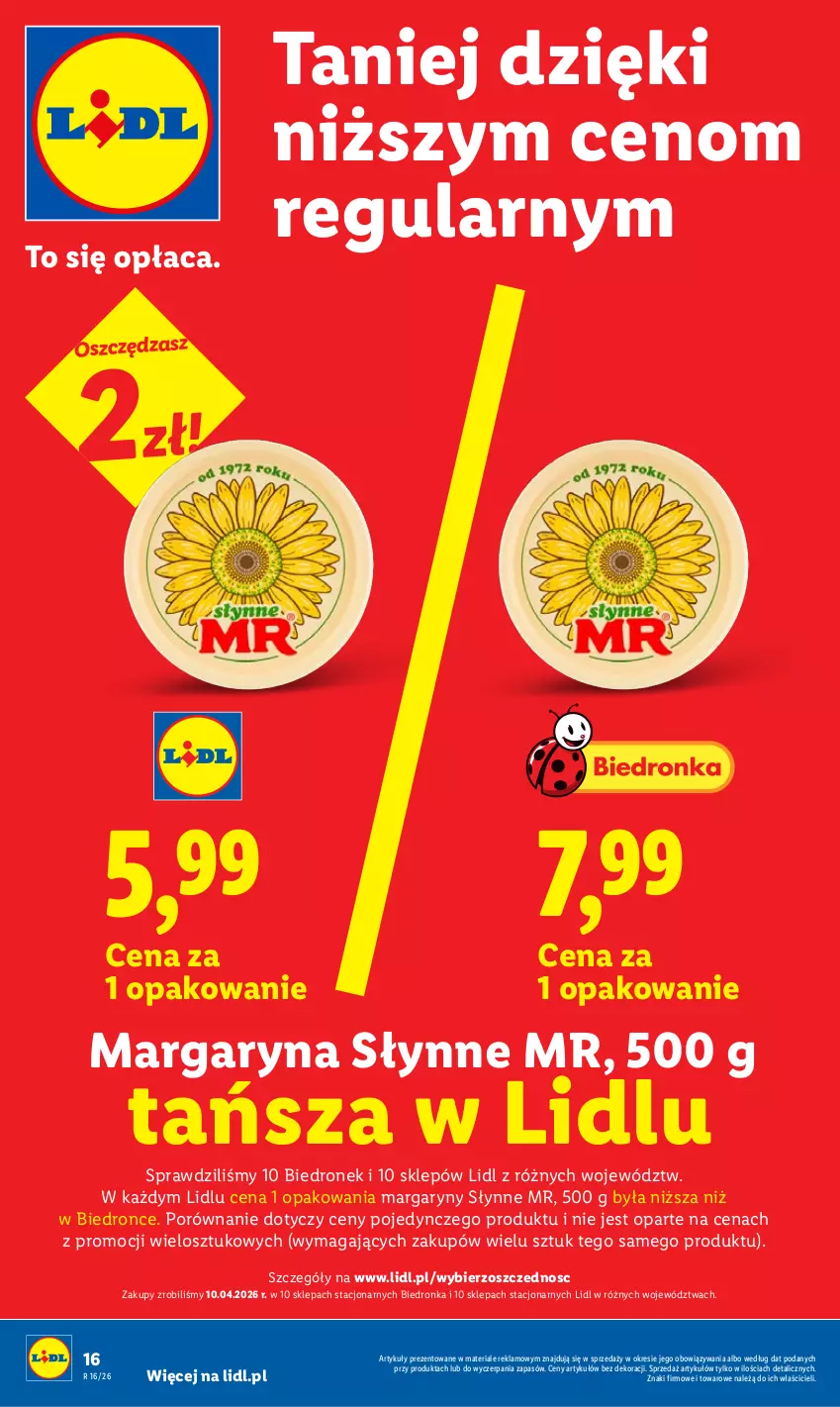 Gazetka promocyjna Lidl - Gazetka ważna od 23.04 do 26.04 - ważna 23.04 do 26.04.2026 - strona 16 - produkty: Margaryna, Por, Słynne