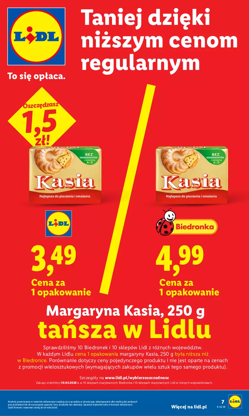 Gazetka promocyjna Lidl - Gazetka ważna od 23.04 do 26.04 - ważna 23.04 do 26.04.2026 - strona 7 - produkty: Kasia, Margaryna, Por