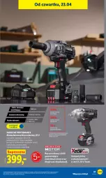 Gazetka promocyjna Lidl - Gazetka ważna od 23.04 do 26.04 - Gazetka - ważna od 26.04 do 26.04.2026 - strona 37 - produkty: Parkside, Ser, Por, Walizka, Warka, Klucz udarowy, Akumulator