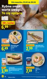 Gazetka promocyjna Lidl - Gazetka ważna od 23.04 do 26.04 - Gazetka - ważna od 26.04 do 26.04.2026 - strona 50 - produkty: Halibut, Top, Stek, Tusz, Tuńczyk, Wagi