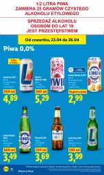 Gazetka promocyjna Lidl - Gazetka ważna od 23.04 do 26.04 - Gazetka - ważna od 26.04 do 26.04.2026 - strona 70 - produkty: Piwa, Morela, Radler, Limonka, Gres, Mango, Imbir